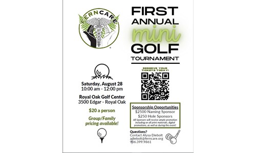 FIRST ANNUAL MINI GOLF TOURNAMENT
